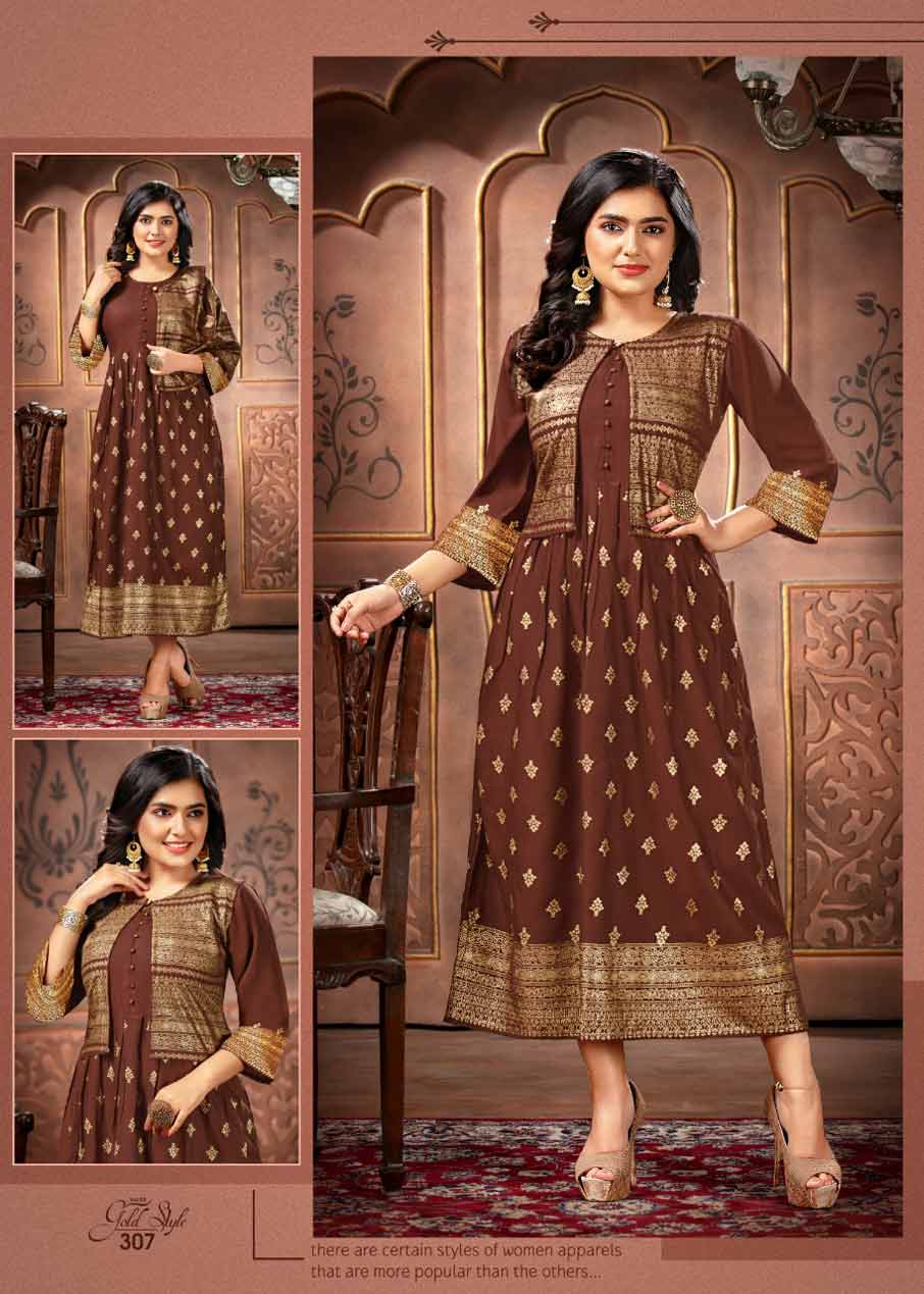 Gold Style Vol-3 Kurti Catalogue Set Gold Style Vol-3 Kurti Catalogue Set
